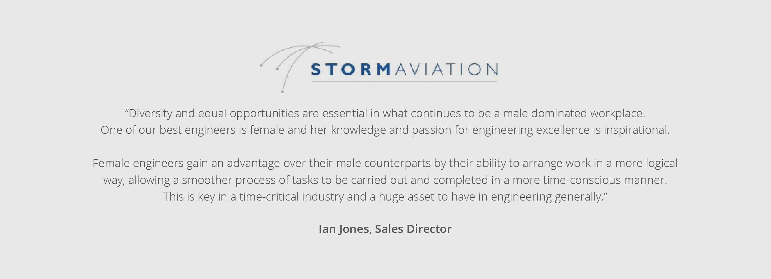 Storm Aviation quote